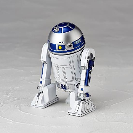 Фигурка сложная Star Wars Revoltech R2D2 100 мм окрашенная подвижная фигурка R2-D2 приблизительно. АБС и ПВХ