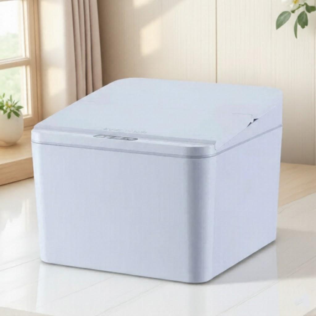 Intelligent Sensor Trash Can 4L 6L Contactless Auto Open Desktop Waste Bin for Car Office Home
