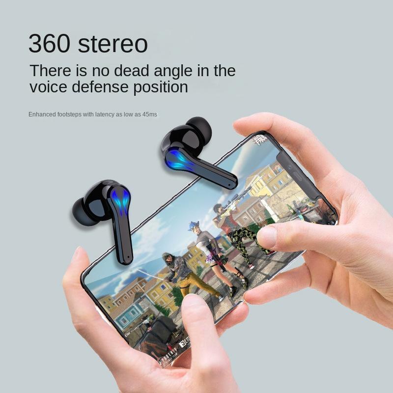 Wireless Bluetooth Headset TWS Zero Delay Into Ear -type E -sports Game Bluetooth Wireless Headset