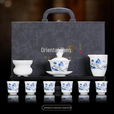 Китайский керамический чайный набор Tanghui Jade Porcelain