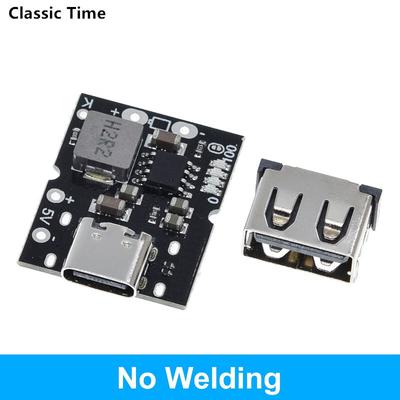 Повышающий преобразователь Type-C USB 5 В 2 А, повышающий модуль питания, защитная плата для зарядки литиевой батареи, USB DIY зарядное устройство