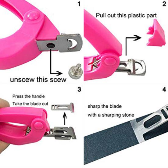 U-образные ножницы для ногтей из нержавеющей стали, машинка для стрижки кутикулы, маникюрный нож