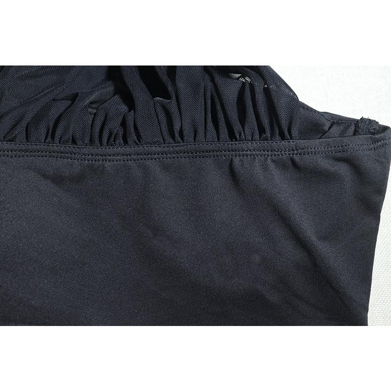 Женское модное платье-футляр, однотонное платье с запахом на груди, лоскутное платье из марли с коротким рукавом, уличное платье с запахом на бедрах