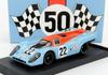 Brumm 1/43 Porsche 917K 24 часа Ле-Мана 1970 #22 GULF ХЭЙЛВУД - ХОББС BRUMM LE MANS Миниатюрный автомобиль
