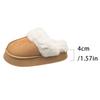 Fashion Women Platform Fluffy Slippers Winter Comfort Warm Plush Cotton Shoes Woman Thick Sole Anti Slip Indoor House Slippers
