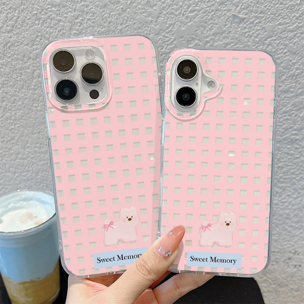 Расписной чехол для телефона для iPhone 12 13 15 16 iPhone 16 12 13 14 15 Pro 14 15 16 Pro Max Полное покрытие Противоударный Защита от отпечатков пальцев Свежий стиль Защитный чехол