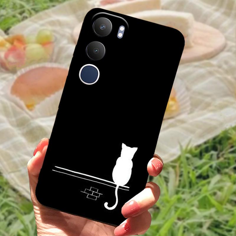 Чехол для Vivo Y19s V2419 Новая Модная Расцветка Крашеный Силиконовый Чехол для Телефона Для VIVO Y19S 4G Ударопрочный Защитный Чехол Бампер