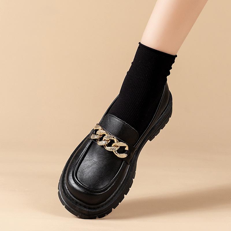 Японские маленькие кожаные туфли женские весенне-осенние новые в британском стиле большого размера на платформе ретро туфли-одинарки для jk-формы