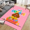 Hey Duggee Flannel Pattern Square Carpet,Area Rug,Carpet Rug for Living Room Bedroom Sofa Playroom Decor,Non-slip Floor Mat