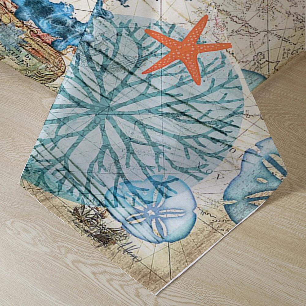 3D Seahorse Duvet Sets Free Shipping Marine Mediterranean Style Bedding Set Teal Ocean Comforter Cover Kid Double Bed Set