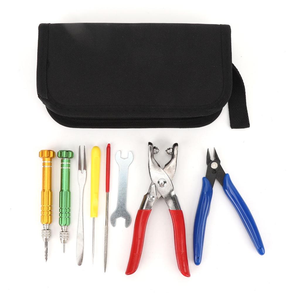 9pcs Portable Design Racket Stringing Pliers Cold Press Stringing Tool For Tennis Racket