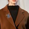 Винтажный стиль, брошь для пальто, блестящие стразы, декор в форме паука, шаль, булавка для шарфа, мужской костюм, пальто, простой значок, модные аксессуары