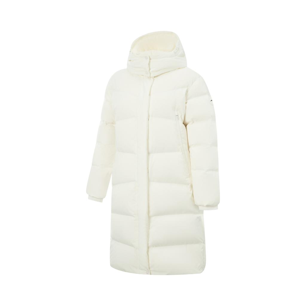 Li-Ning Windproof And Water-Resistant Hooded Letter Down Jacket Women Outerwear AYMV208-2