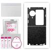 apgo Protective Skin Sticker for the Back+sides Compatible with Oppo Find N3 Flip, Full Wrap Film, Foil, Vinyl - Pattern Black Honeycomb