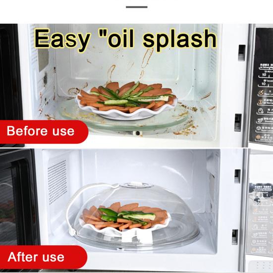 Practical Microwave Prevent Oil Lid Solid PC