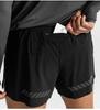 Мужские быстросохнущие эластичные повседневные шорты для бега 2023 года — длина три четверти, простой и свободный крой