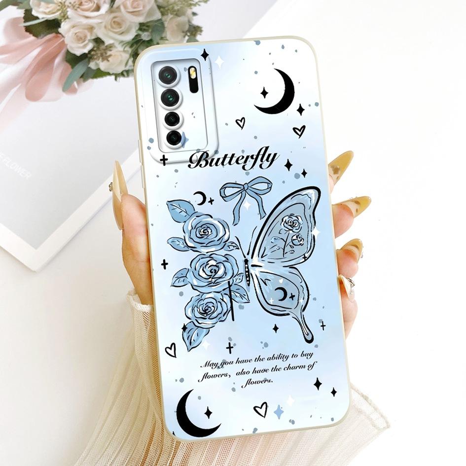 Для Huawei Nova 7 SE Чехол P40 Lite 5G CDY-NX9B CDY-AN20 Милый Кролик Мультяшный Мягкий Силиконовый Защитный Чехол Для Honor 30S Funda