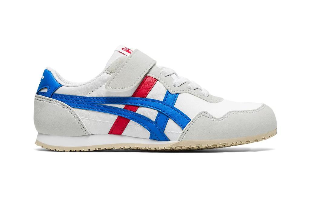 ONITSUKA TIGER Серрано Белый Директуар Синий Красный (PS)