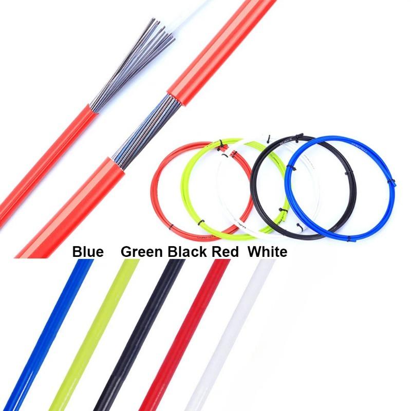 3 м 4 мм/5 мм велосипедные тормозные тросы трубка для велосипедных манеток трос переключателя передач для горного велосипеда трос переключения передач для шоссейного велосипеда трубка для провода высокого качества 5 цветов