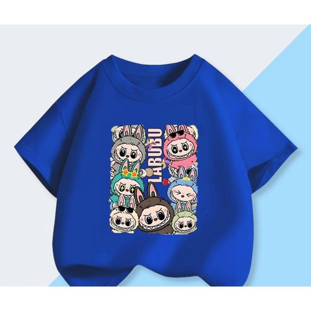 Monster Short-sleeved for Girls Fashionable Summer Clothes Half-sleeved Top