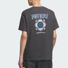 adidas Оригинальная футболка с коротким рукавом, модный логотип, круглый вырез, свободный крой, мужские топы, однотонный серый KC1428