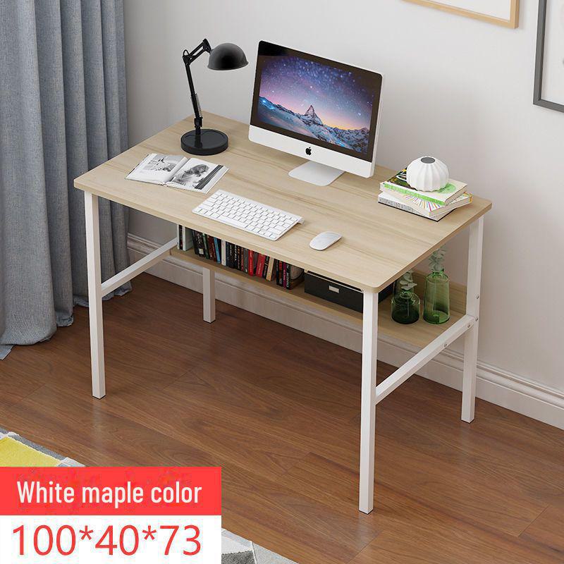 Простой письменный стол для домашнего офиса для студентов и учебы в спальне или арендованном доме