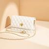 New Niche Design Crossbody Bag Genuine Leather Fashion Versatile Chain Trendy Gold Ball Square Bag