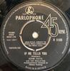 7inch Record ADAM FAITH, THE ROULETTES / ADAM FA - If He Tells You / Talk To Me R5109 Parlophone 1964 UK Pop Used