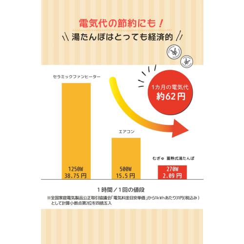 UQLIFE Heat Storage Hot Water Bottle (Rabbit) [Cute and Squeezing Back View] Fluffy and Soft to the Touch, Keeps Warm for Up to 7 Hours, Includes Hot