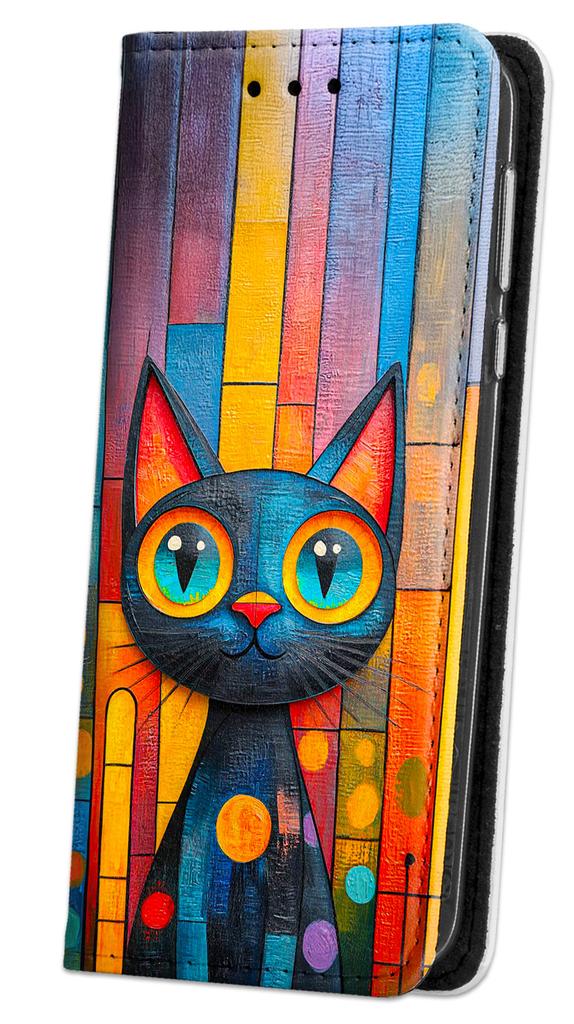 Etui Typu Portfel Do Honor Magic7 Lite - Pokrowiec Bluemoon Nadruk + Szkło 9H