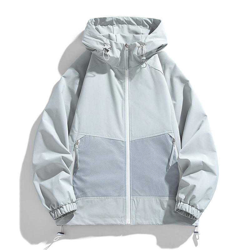 Autumn Spring Autumn Thin Hooded Windproof Waterproof Men's and Women's Fashion Sports Jacket Men's and Women's