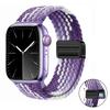 Магнитный плетеный ремешок-петля для Apple Watch 45мм 41мм 44мм 42мм 46мм Ultra 3 49мм Нейлоновый браслет iWatch 11 10 9 8 7 6 5 SE