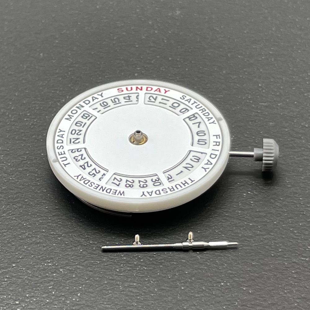 Genuine Miyota 8285 Automatic Mechanical Movement Mod Day-Date Watch Mechanism with Week At 12:00/Date At 3:00 O'clock 21 Jewels