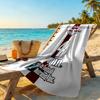 Bull Logo Customized Name Beach Towel Soft Durable Quick-Dry Suitable for Sports Travel Swimming Yoga Bathroom Beach And Pool
