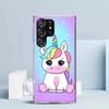 Pink Unicorn Rainbow Phone Case For Samsung Galaxy S24 S25 Edge S26 Ultra S22 S23 Plus S21 + S20 FE Soft TPU Back Cover Galaxy S