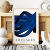 Plakat abstrakcje soulages