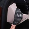 For Porsche Taycan 2022 Soft Carbon Fiber Car Dashboard Side Panel Cover Trim Sticker Car