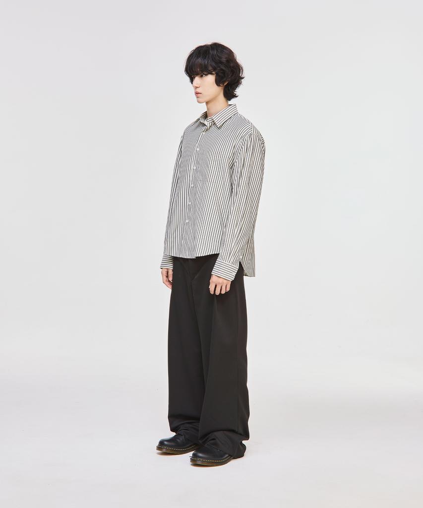 SIGNATURE Daily Regular Striped Pocket Shirt [White]