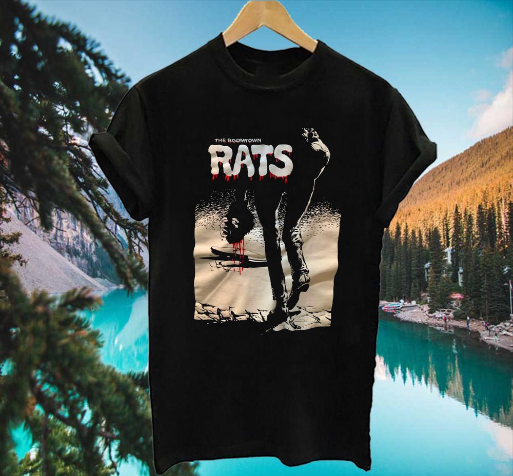 THE BOOMTOWN RATS Black Men Unisex Tee S-5XL CG1228 Unisex T-Shirt