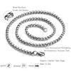 Stainless Steel Rolo Chain Necklace 18"-28" Crude Chain Necklace for Men Women Jewelry 2/3/4/5mm