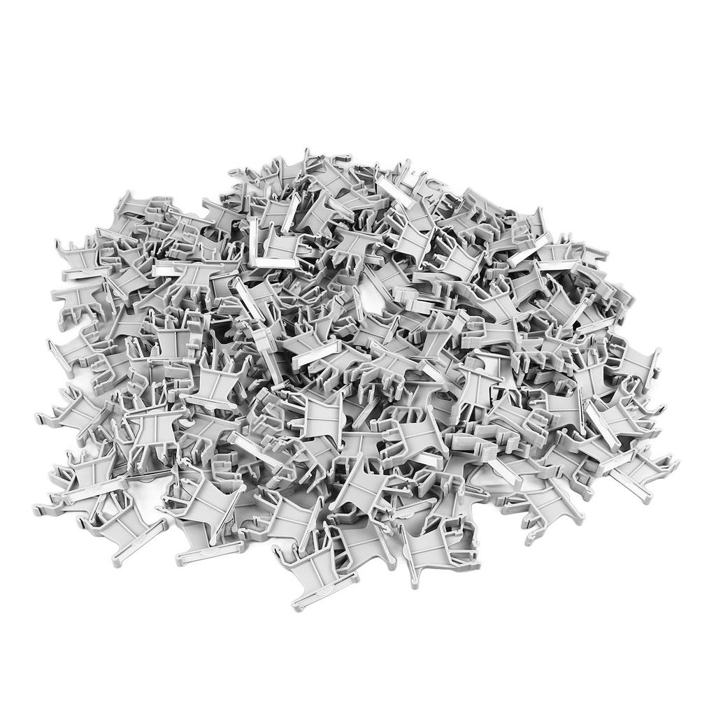 100pcs Terminal Marker Carrier 35mm DIN Rail Installation Universal UK B1 Marking Label for Wiring