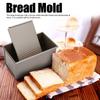 Baking Mold Bread Box Bread Mold Box Golden Household Non‑Stick Bakeware Baking Mold with Cover Kitchen Supplies Bread Mold