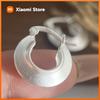 Xiaomi 925 Sterling Silver Vintage Earrings For Women Trendy Simple Round Shinning Earring Jewelry Prevent Allergy Party Accessories