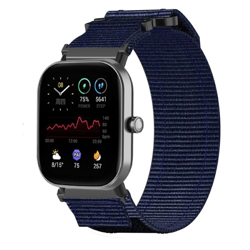 Регулируемые нейлоновые холщовые ремешки для часов, Спортивный браслет для умных часов 18 мм 20 мм