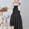 Women Cotton Linen Apron Florist Housework Baking Wrap Apron Flower Shop Work Dress Pinafore Kitchen Cooking Aprons