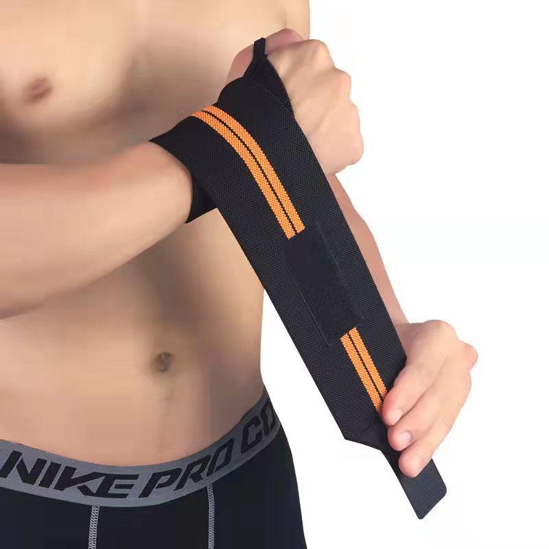 Gym Fitness Weightlifting Powerlifting Wrist Brace Support Strap Weight Lifting Wristband Elastic Breathable Wrist Wraps Bandage