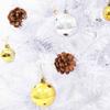 Artificial Christmas Tree with Lights & Ornaments White 150 cm