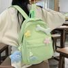 Детский рюкзачок для девочек для весенней прогулки, однотонный, милый