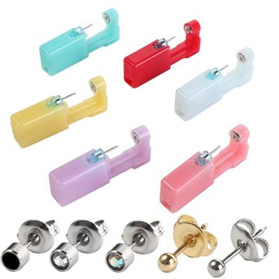 Машинка для пирсинга сережек в хрящевой части уха, стальной одноразовый инструмент для пирсинга ушей в носу, пирсинг спирали