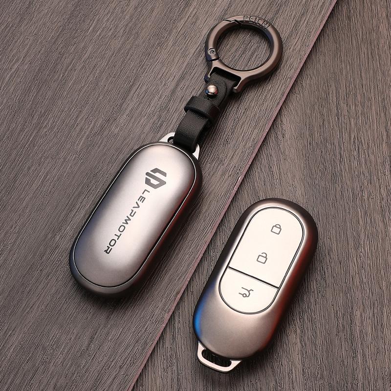 Для Leapmotor B10 T03 C01 C11 Чехол для ключа автомобиля Обложка для брелока TPU Держатель для пульта-брелока Антицарапающаяся Брелок Аксессуары